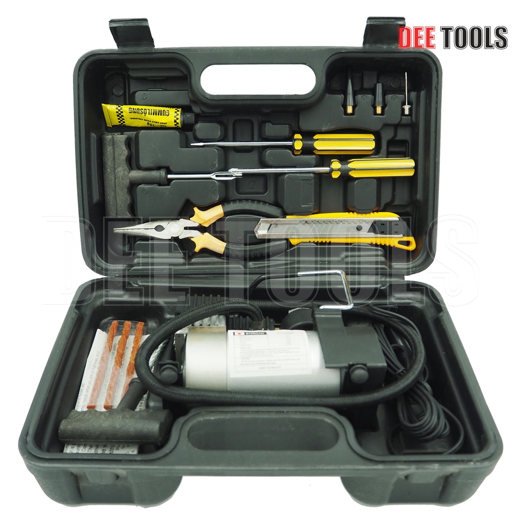 BONCHI ปั๊มลมมินิ 12V MINI AIR COMPRESSOR 120PSI ปั๊มลมรถยนต์ ปั๊มลม ...