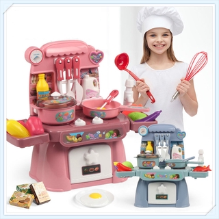 ภาพหน้าปกสินค้าชุดของเล่นเด็ก Play House Kitchen   เด็กชายและเด็กหญิงจำลองการทำอาหารทำอาหาร   ของเล่นเด็ก 3-6 ขวบ ที่เกี่ยวข้อง