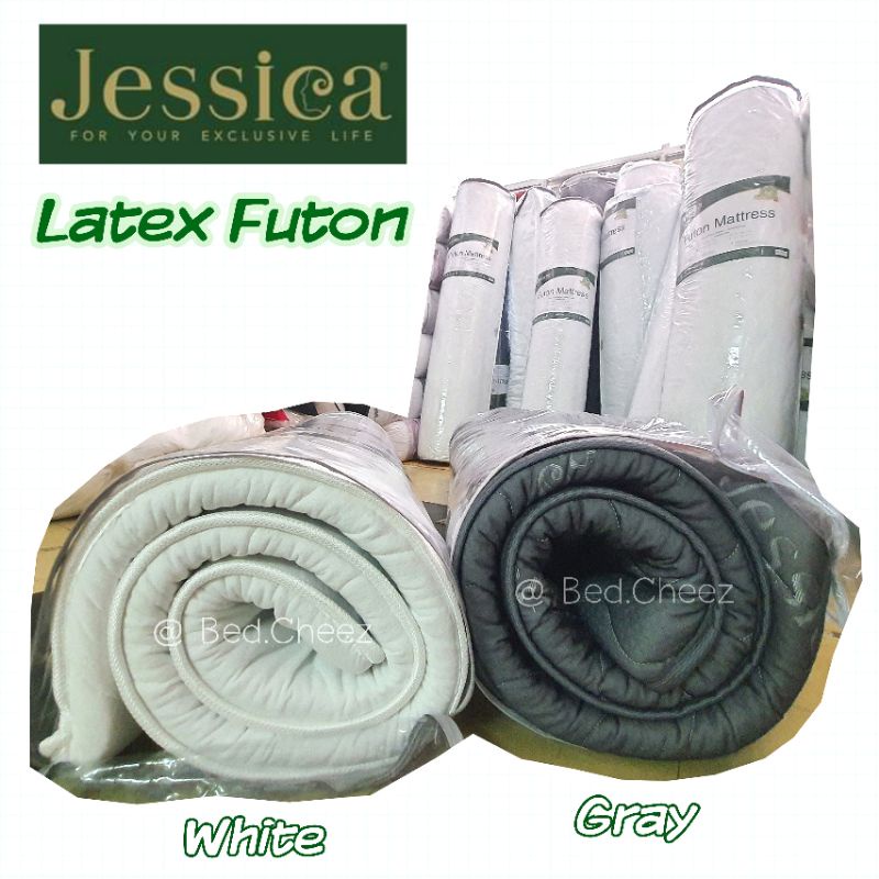 3ขนาด-ที่นอนยางพารา-jessica-ที่นอนอเนกประสงค์-แผ่นรองนอน-ท็อปเปอร์-ยางพารา-latex-futon-topper