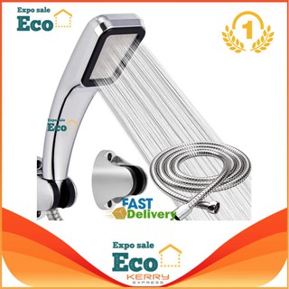 Eco Home ฝักบัวแรงดันสูงและประหยัดน้ำ SPA ENERGY แถมฟรี! สายฝักบัว สแตนเลส 304 ความยาว 150CM 1 เส้น 4 Ratings