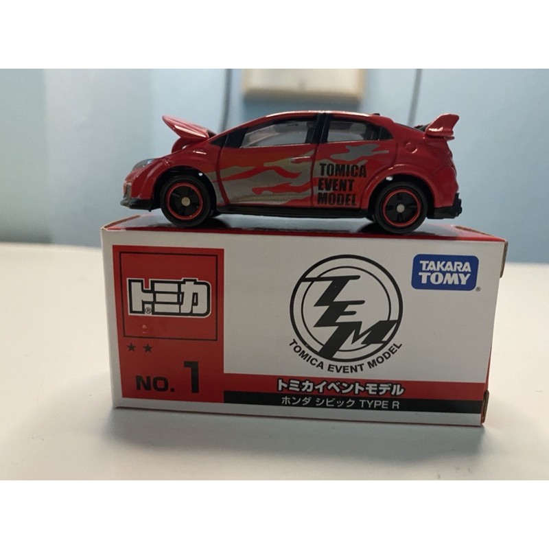 โมเดล-รถเหล็ก-tomica-event-model-no-1-honda-civic-type-r