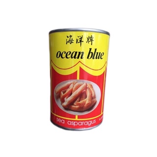 เป๋าฮื้อกระป๋อง 鲍鱼 ตรา Ocean Blue (海洋牌) หน่อไม้ทะเล เป๋าฮื้อ  เบอร์ OO
