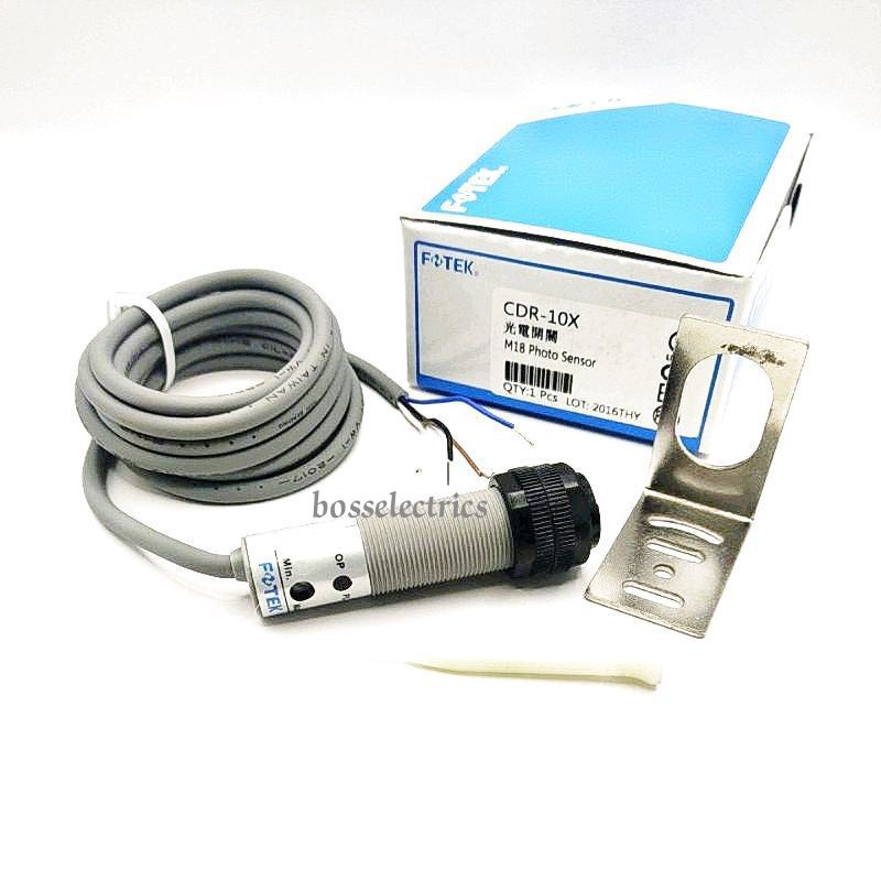 CDR-10X FOTEK เซ็นเซอร์ตรวจจับวัตถุ 4สาย 10-30VDC ระยะจับ 10CM ชนิด NPN ...