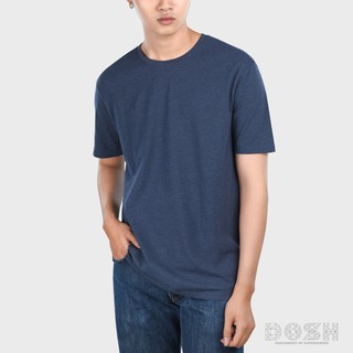 DOSH BASIC-T SHIRTS เสื้อยืด คอกลม แขนสั้น สีน้ำเงิน FUMT5001-NV