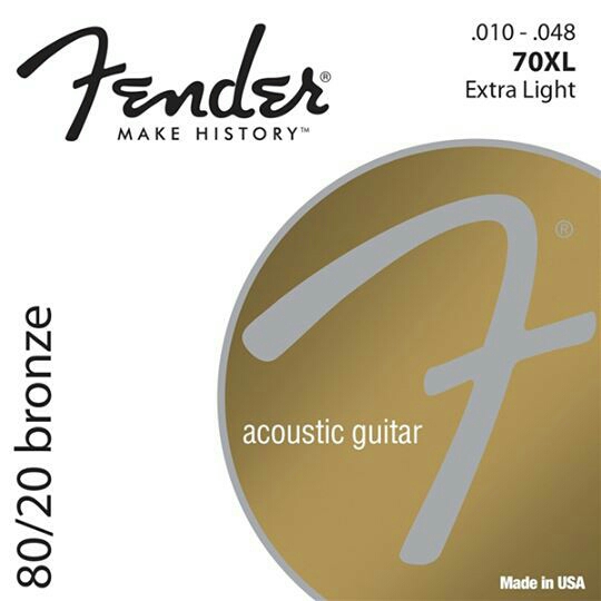 fender-สายกีตาร์โปร่ง-เบอร์-10-รุ่น-70xl-extra-light-010-048-สายกีตาร์ไฟฟ้า-เบอร์10-fender-1ชุด-มี6เส้น-made-in-usa