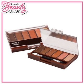 (แท้100%) USTAR Angie Idol All About Eye Palette พาเลทแต่งตาเนื้อแมทและเนื้อชิมเมอร์ 6 เฉดสีในตลับเดีย