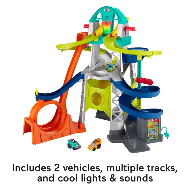 fisher-price-little-people-launch-amp-loop-raceway-light-up-vehicle-playset