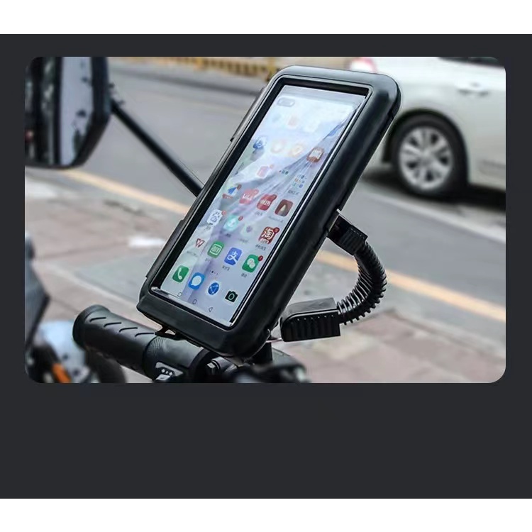 ที่ยึดโทรศัพท์มอเตอร์ไซค์-ชนิดกันน้ำ-motorcycle-phone-holder-ที่วางโทรศัพท์มือถือ-ที่จับโทรศัพท์มอเตอร์ไซค์