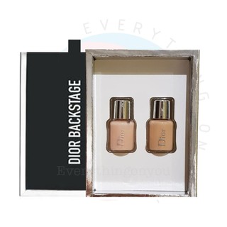 [พร้อมส่ง] Dior Backstage Foundation &amp; Primer Travel Size Box Set With Mirror เซตสุดคุ้มรองพื้น + ไพร์เมอร์