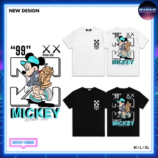 เสื้อยืดสกรีนลายแนวสตรีท Mickey99🔥 Neverlose  เสื้อผู้ชาย/ผู้หญิง