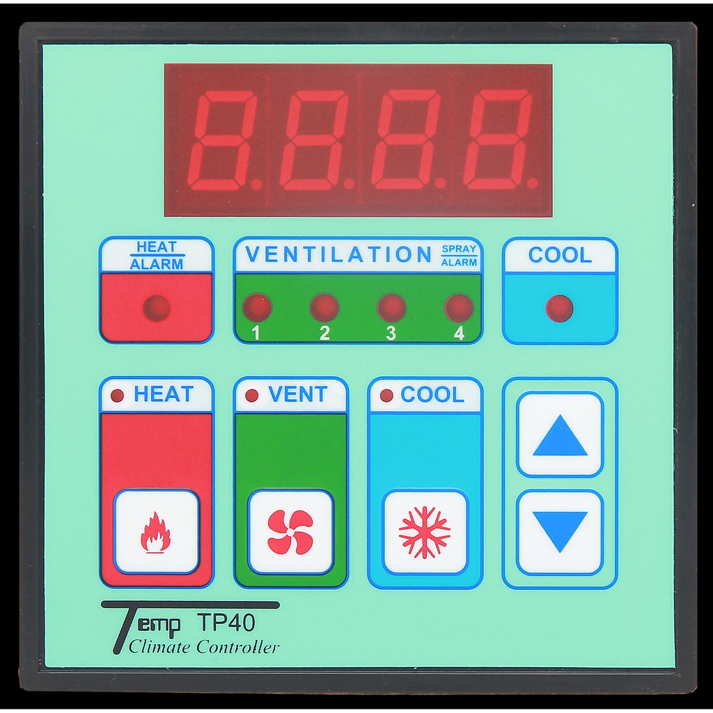ชุดควบคุมอุณหภูมิในโรงเรือนเลี้ยงสัตว์ Climate Controller Temp TP40 ...