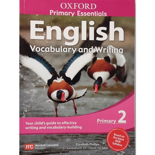 Oxford Primary Essentials English Vocabulary&Writing P.2#หนังสือเสริมทักษะเกี่ยวกับคำศัพท์และการเขียนชั้นป.2 พร้อมเฉลย#