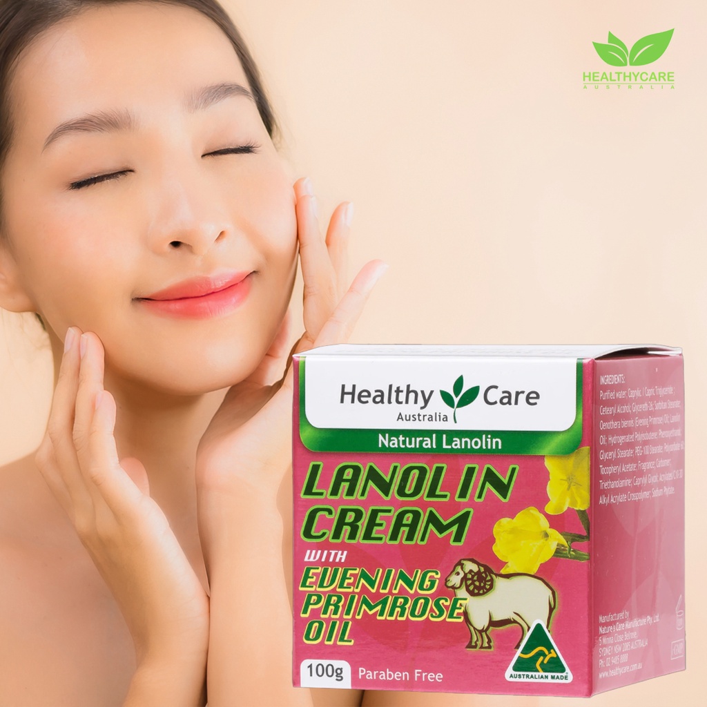 Healthy Care Lanolin Cream With Evening Primrose Oil 100g Shopee Thailand