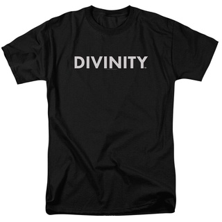 เสื้อยืดผ้าฝ้ายพิมพ์ลาย เสื้อยืด พิมพ์ลายโลโก้การ์ตูนวิดีโอเกม Divinity อเนกประสงค์ DIY 2022
