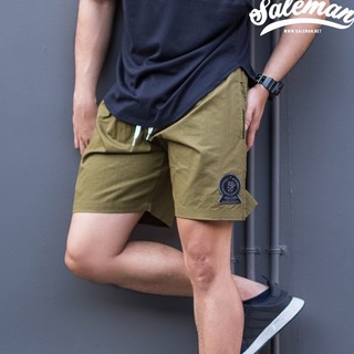 กางเกงขาสั้น พรีเมี่ยม ผ้า COTTON รหัส SS 213 สีเขียวขี้ม้า
