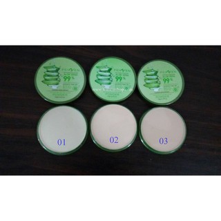 แป้งพัฟว่านหางจระเข้ 99%   Peiyen Aloe Vera 99% Powder ของแท้