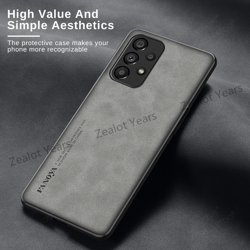 ภาพสินค้าเคสโทรศัพท์มือถือหนังแกะ TPU นิ่ม แบบป้องกัน หรูหรา สําหรับ Samsung Galaxy A04s A73 A53 A33 A23 A13 จากร้าน atlzby168.th บน Shopee ภาพที่ 7