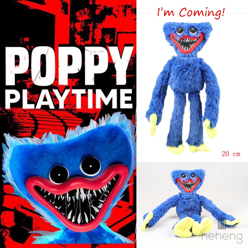 ภาพหน้าปกสินค้าตุ๊กตาของเล่น Huggy Wuggy แบบนุ่มขนาด 20 ซม. ของขวัญคริสมาสต์สําหรับเด็ก poppy palytime จากร้าน heheng.th บน Shopee