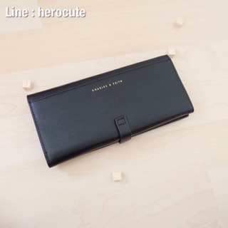 Charles &amp; Keith Long Casual Wallet ส่งฟรีEMS