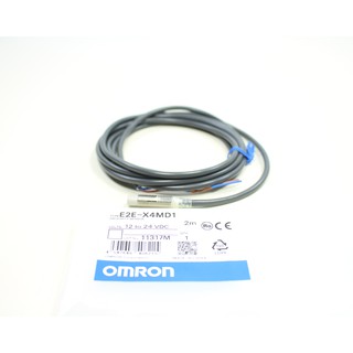 E2E-X4MD1 OMRON Inductive Proximity Sensor รุ่น E2E (ทรงกระบอก)