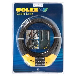 สายล็อคล้อ ล็อคสลิง Solex Cable Lock x 1 อัน