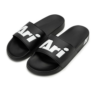 ARI SLIDE SANDALS - BLACK/WHITE รองเท้าแตะ อาริ SANDALS สีดำ