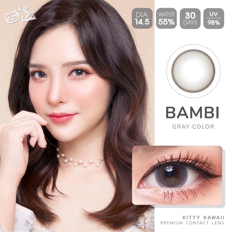 bambi-gray-kitty-kawaii-contact-lens-คอนแทคเลนส์-ตาหวาน-ตาโต-สีเทา-เทา-ค่าสายตา-สายตาสั้น-แฟชั่น-bigeyes-บิ๊กอาย-แบ๊ว