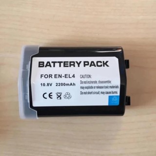Nikon Replacement for Nikon EN-EL4 Battery, UK Rechargeable Battery for Nikon EN-EL4