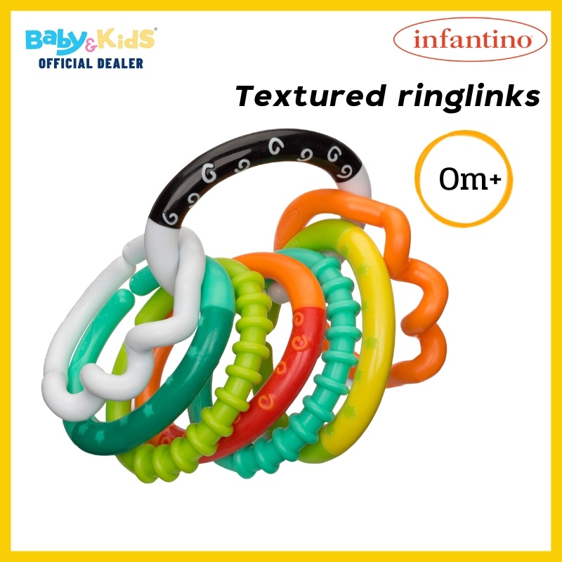 Infantino - Textured Ring Links main image 0