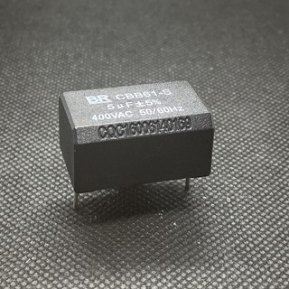 1Pcs CBB61-S 5UF 400V p:27mm capacitor CBB61 เตาแม่เหล็กไฟฟ้า