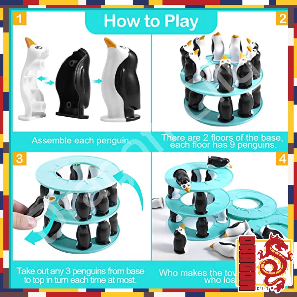 ตึกถล่ม-แพนกวินทาวเวอร์-ของเล่นเด็ก-ความสูง-32-ซม-penguin-tower-stacking-game