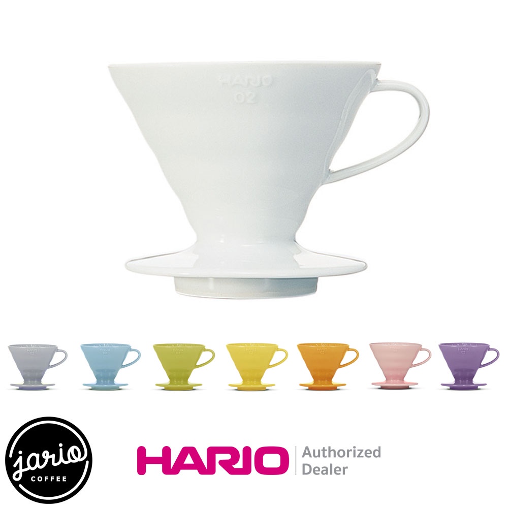 JARIO x HARIO ดริปเปอร์ V60 HARIO เซรามิก (แท้จากญี่ปุ่น) HARIO V60 Ceramic Dripper - ดริปกาแฟ อย่างไรให้อร่อย