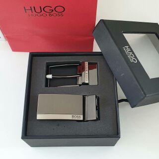 เซตสุดคุ้ม!! เข็มขัด + หัวเข็มขัด 2 ชิ้น HUGO BOSS