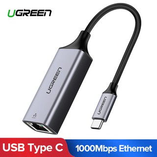 Ugreen Type-C USB 2.0 / USB 3.0 RJ 45 LAN Ethernet Adapter for Notebook