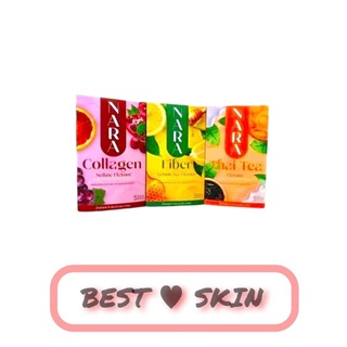 เซ็ตสวยนารา NARA Collagen Fiber Thai Tea