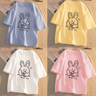 【NEW】AYF038เสื้อยืดแขนสั้นผู้หญิงฤดูร้อนสุทธิสีแดง ins สไตล์เสื้ออินเทรนด์หลวมและบางแฟชั่นเวอร์ชั่นเกาหลี