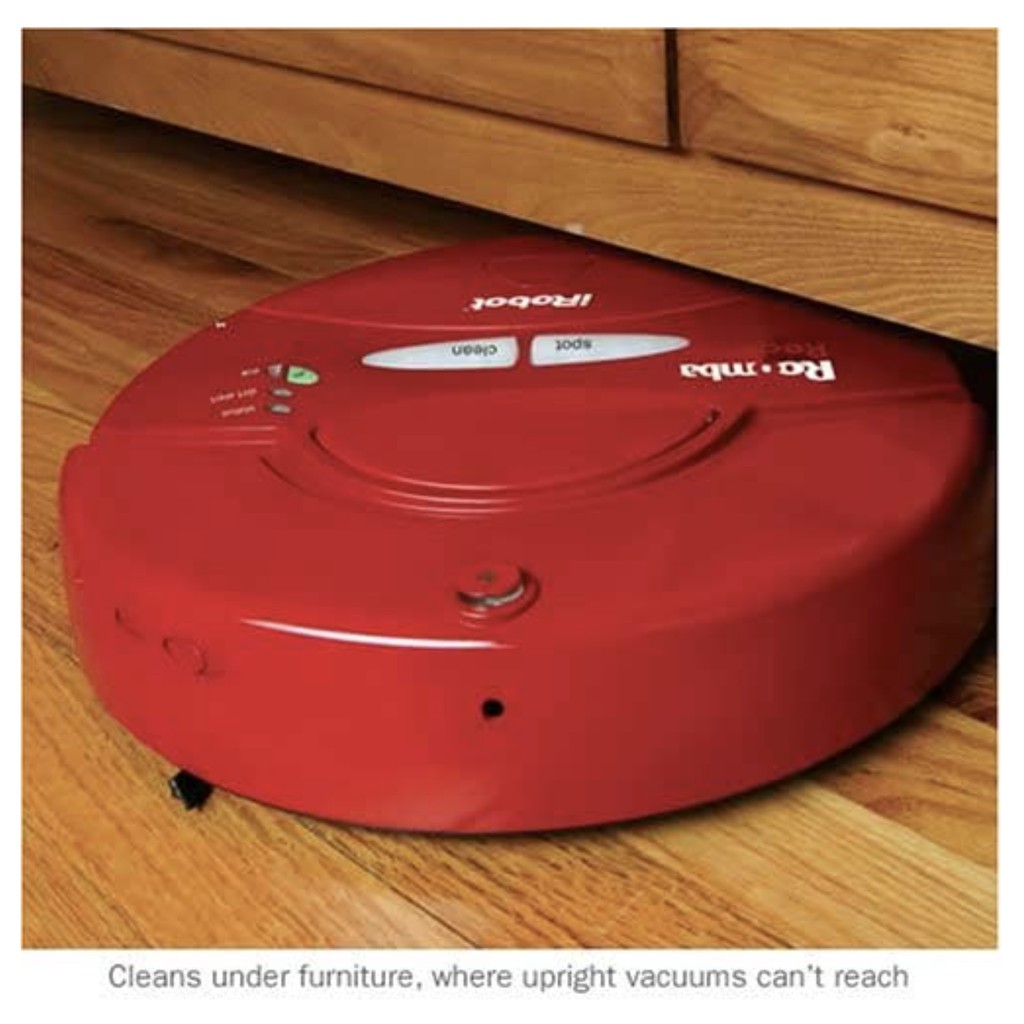 หุ่นยนต์ดูดฝุ่น-irobot-roomba-red