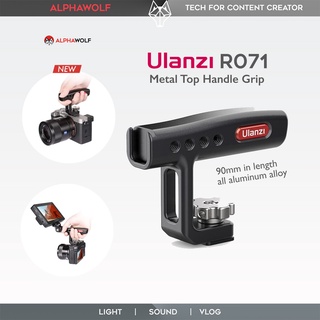 Ulanzi R071 Mini Metal Top Handle ด้ามจับกล้อง สำหรับงานวีดีโอ ยาว 90mm พร้อมช่องต่ออุปกรณ์เสริม