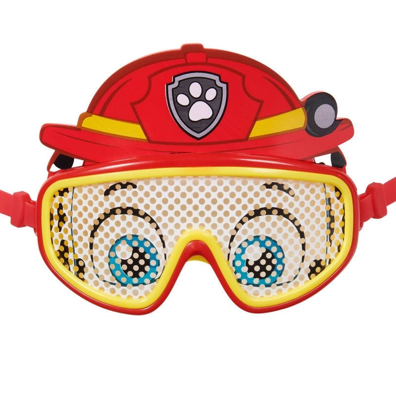 หน้ากากว่ายน้ำสำหรับเด็ก-swimways-nickelodeon-paw-patrol-character-kids-deluxe-swim-goggles-mask-marshall-จากอเมริกา