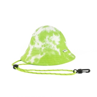 KH EDITIONS - REFLECTED RAY TIE DYE BUCKET HAT - GREEN/WHITE - หมวกบัคเก็ต