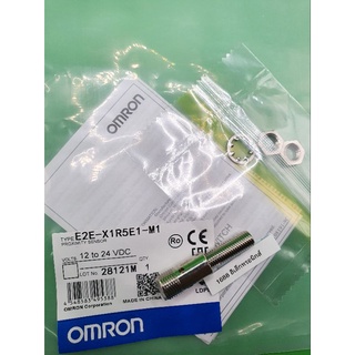 E2E-X1R5E1-M1 omron 12-24vdc Inductive proximity sensor -ขนาด 8mm Flush, 1.5mm Sn, NPN-NO, 12 - 24VDC