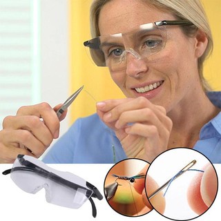 ภาพหน้าปกสินค้าแว่นขยายเอนกประสงค์ แว่นขยายเอนกประสงค์ 160% ไม่ต้องวัดสายตา แว่นขยายเลนส์ขยายได้ 250 องศา afu 1.6 x
