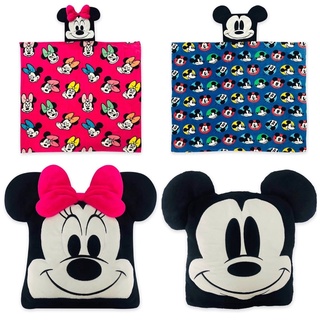 ผ้าห่มเด็ก Disney mickey / Minnie mouse Convertible Fleece Throw Size 127x127 cm.