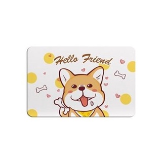 ANYHOME พรมหิน 39X60CM.DOG HELLO FRIEND