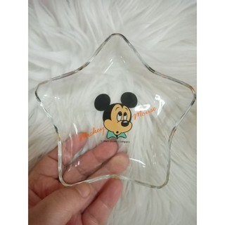 จานแก้ว มิกกี้​ mickey​