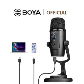 BOYA BY-PM500 USB Microphone for Type-C ไมโครโฟนคอนเดนเซอร์ USB-A/Type-C พร้อมหลายรูปแบบ สําหรับโทรศัพท์ PC Windows บันทึกสตรีม