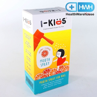 ภาพขนาดย่อสินค้าI-Kids Mouth Spray For Kids 15 mL (รสส้ม) สเปรย์พ่นปาก และลำคอ สูตรอ่อนโยน สำหรับเด็ก