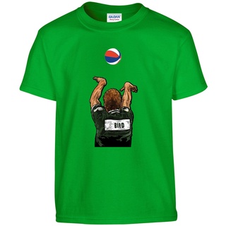 เสื้อกีฬาแขนสั้น ลายทีม Larry Bird Boston Celtics 3 Point สําหรับผู้ชาย