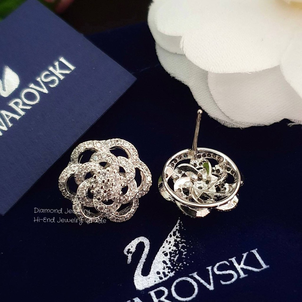diamond-earring-งานเพชร-cz-แท้-งานสวยมว้ากกกกกถึงมากที่สุดคะ-รุ่นนี้แนะนำเลยค่ะ-เพชรเยอะ-เพชรน้ำขาวมากๆ
