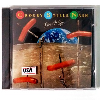 CD CROSBY STILLS NASH LIVE IT UP*** USA***ปกแผ่นสภาพดีมาก